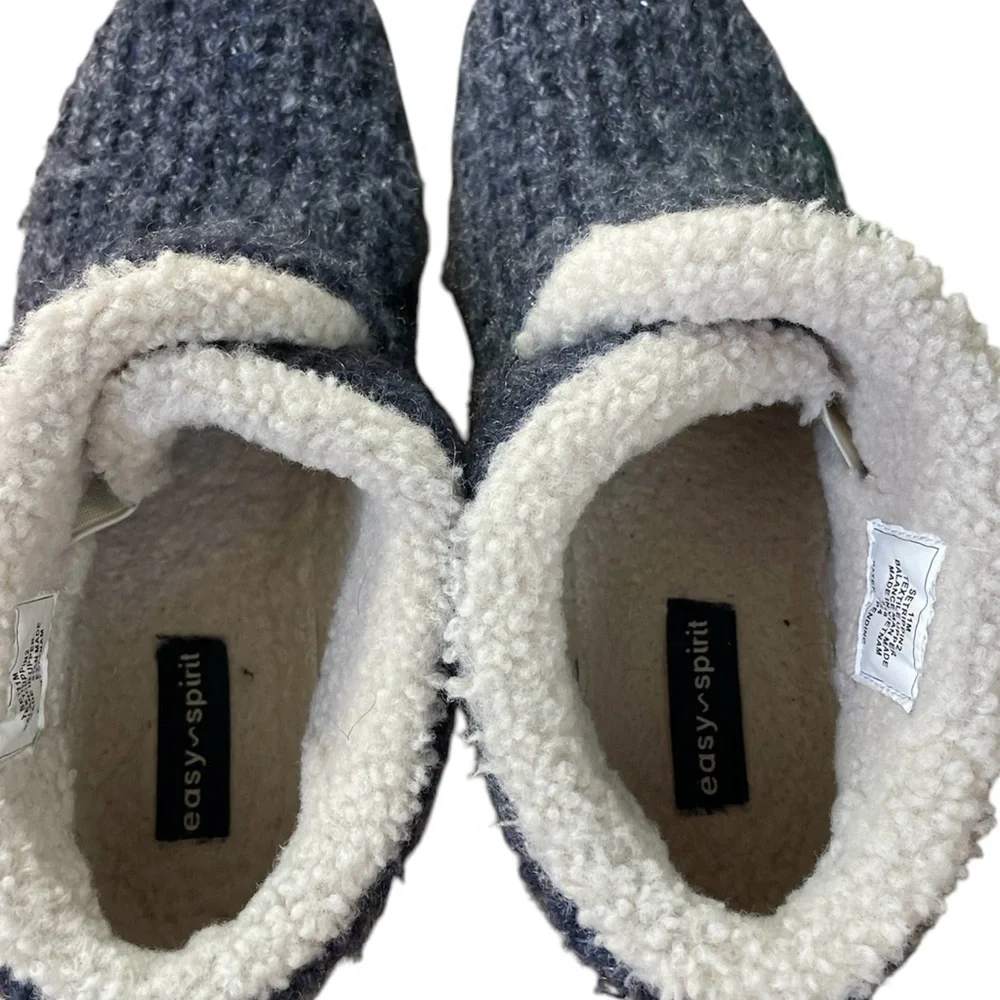 New Easy Spirit Navy Trippin Cozy Ankle Booties Size 11